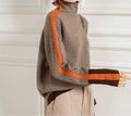 Eleanor | Herringbone Luxe Turtleneck