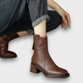 Fien | Classic Leather Ankle Boots