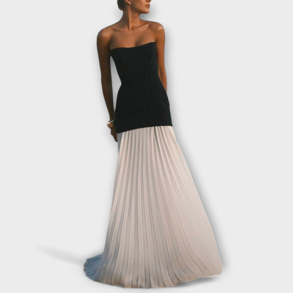 Isolde - Chic Classic Pleated Skirt Two-Piece