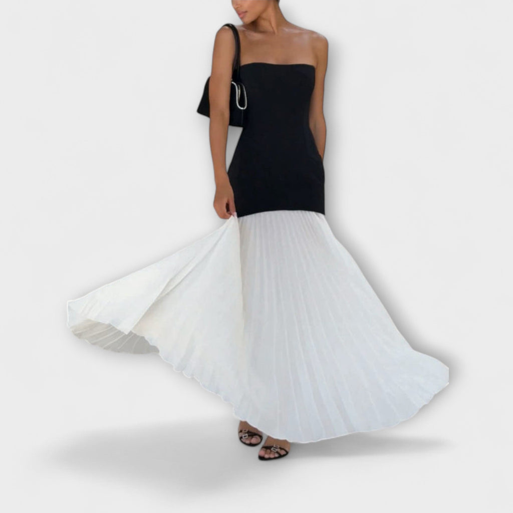 Isolde - Chic Classic Pleated Skirt Two-Piece