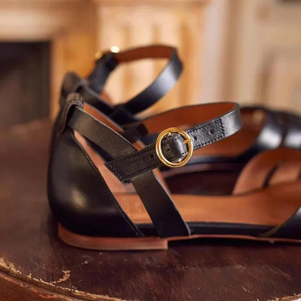 Alma | Strappy Flat Sandals