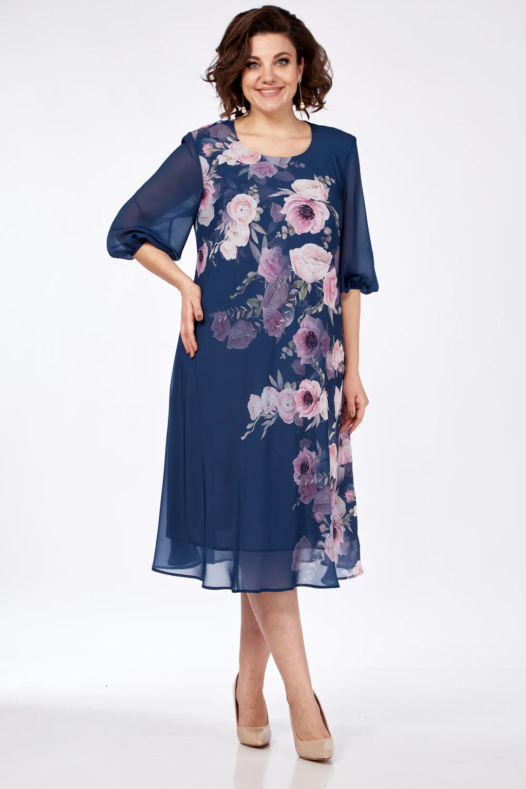 Allison | Elegant Floral Dress