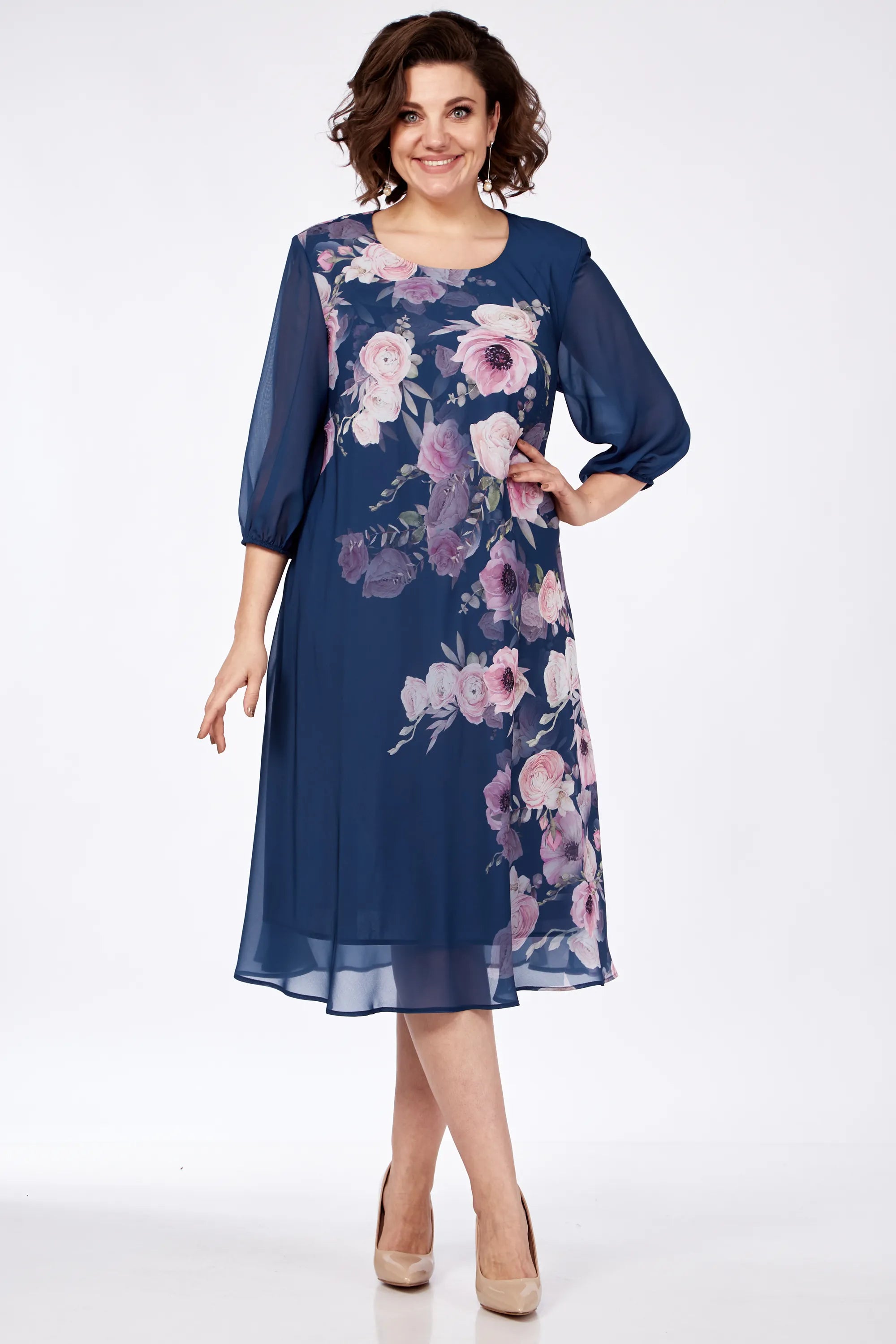 Allison | Elegant Floral Dress