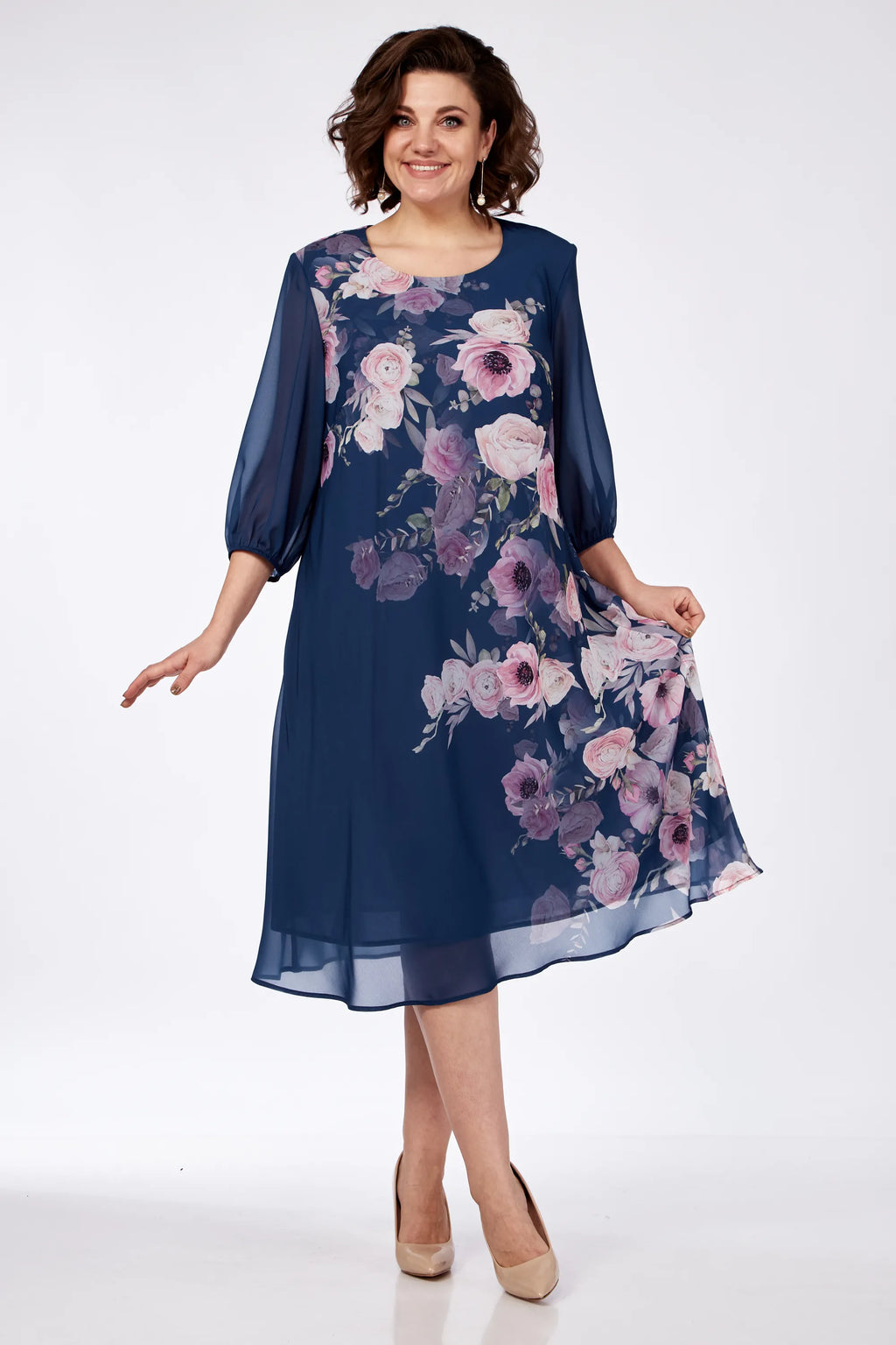 Allison | Elegant Floral Dress