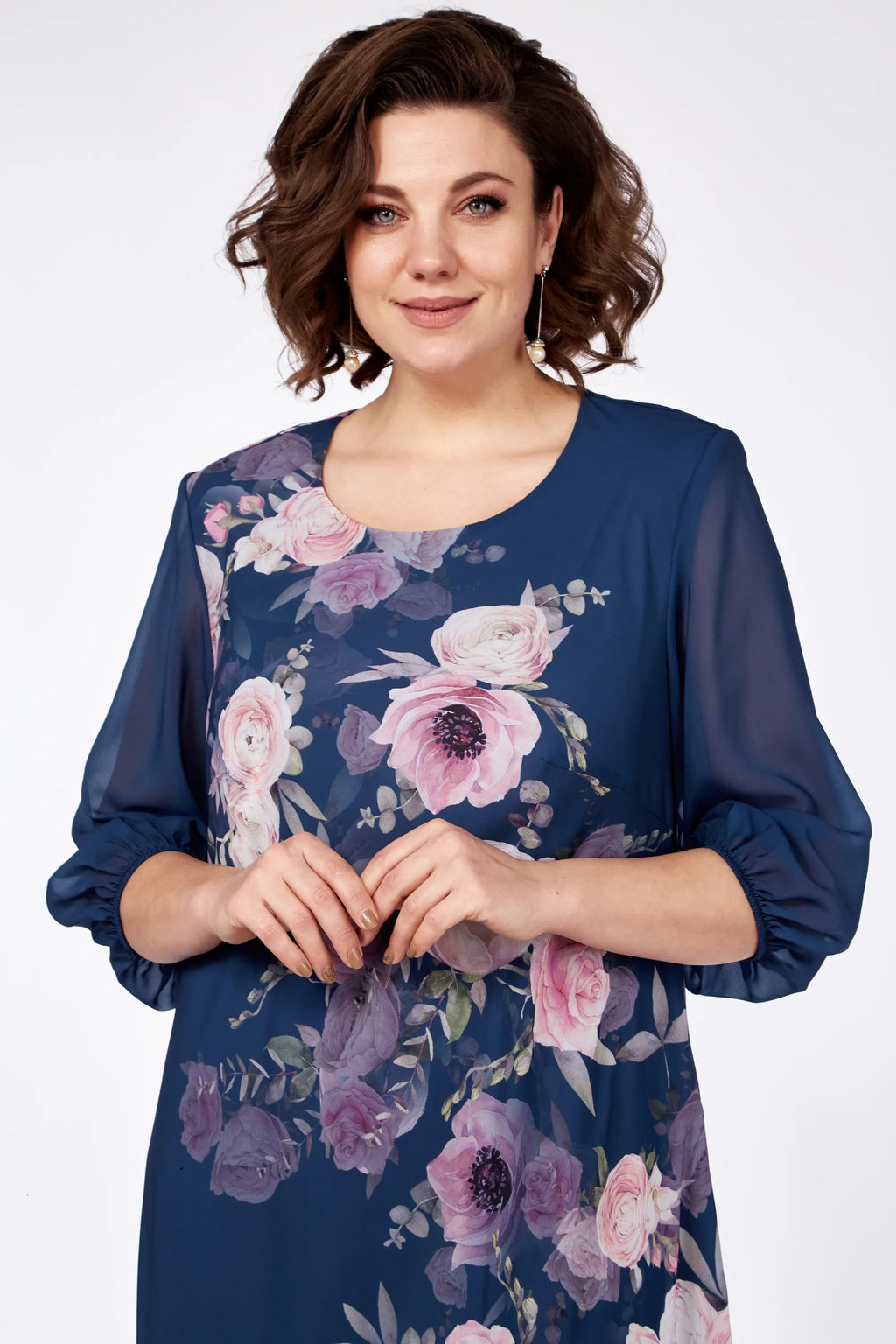 Allison | Elegant Floral Dress