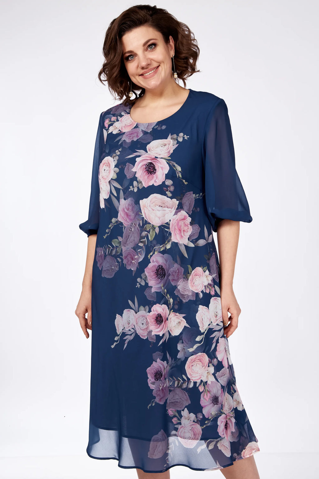 Allison | Elegant Floral Dress