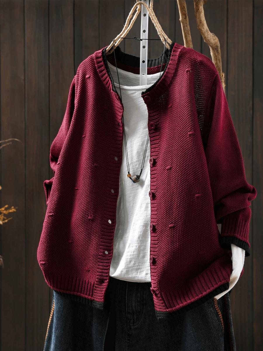 Isolde | Textured Cardigan