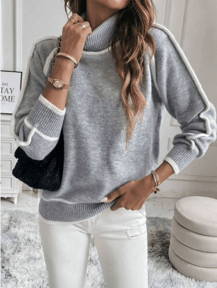 Aurora | Casual Turtleneck Sweater