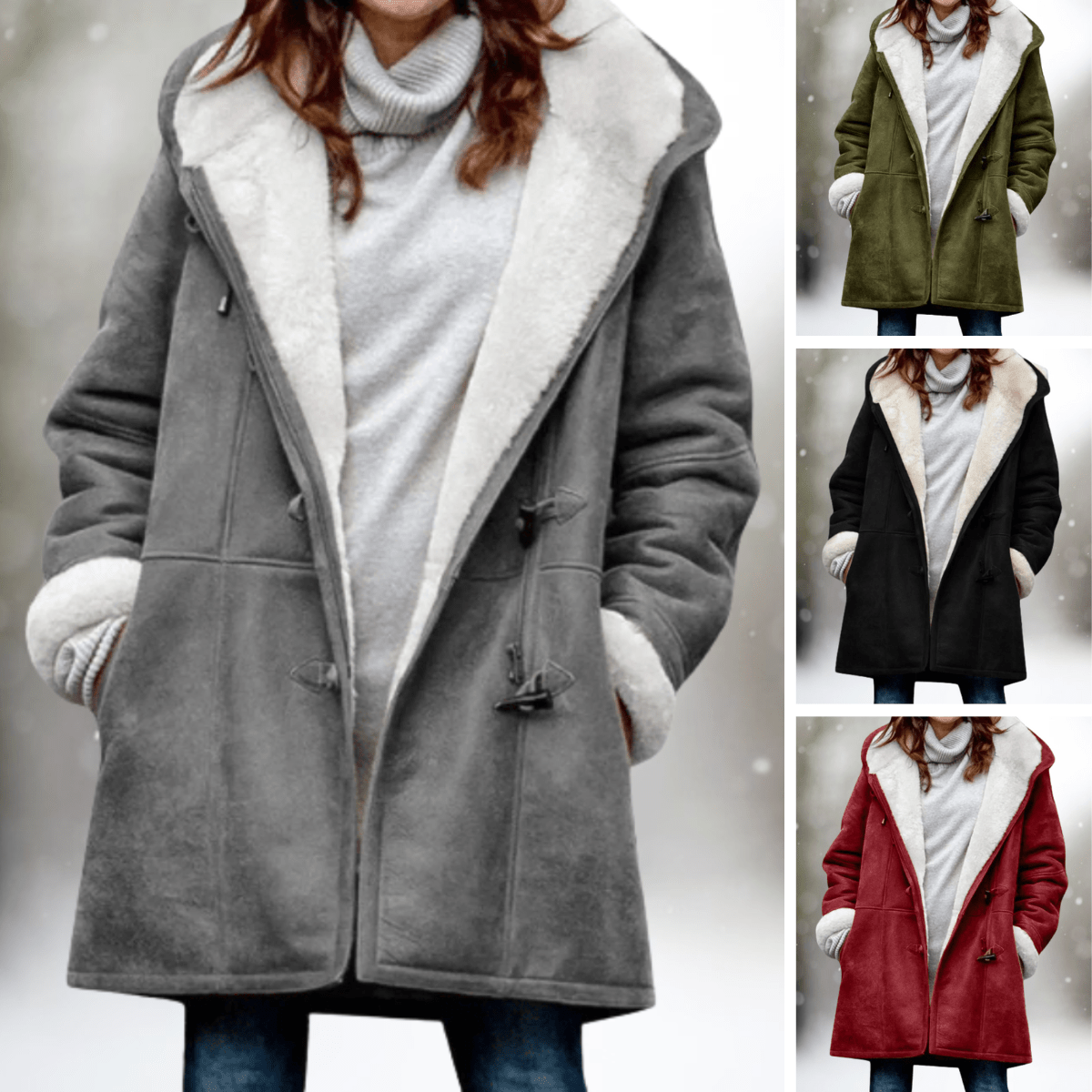 Jae | Warm Suede Fleece Fall Jacket