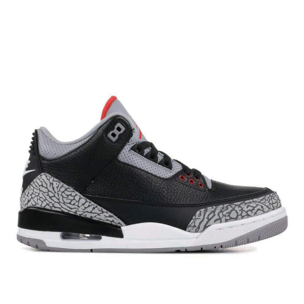 Air Jordan 3 Retro OG ¡®Black Cement¡¯ 2018 Everlasting Sneaker