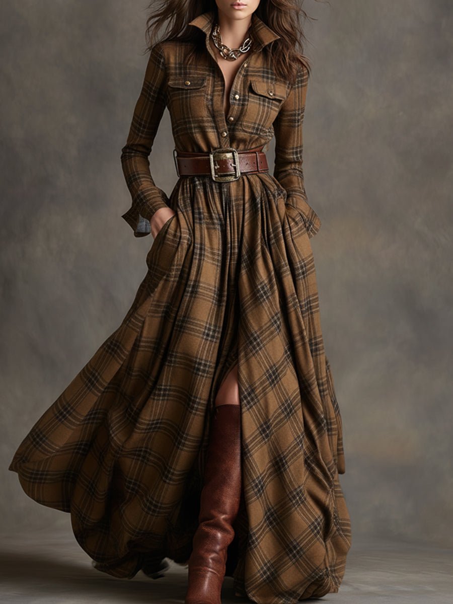 Jacqueline - Classic Button-Up Shirt Dress
