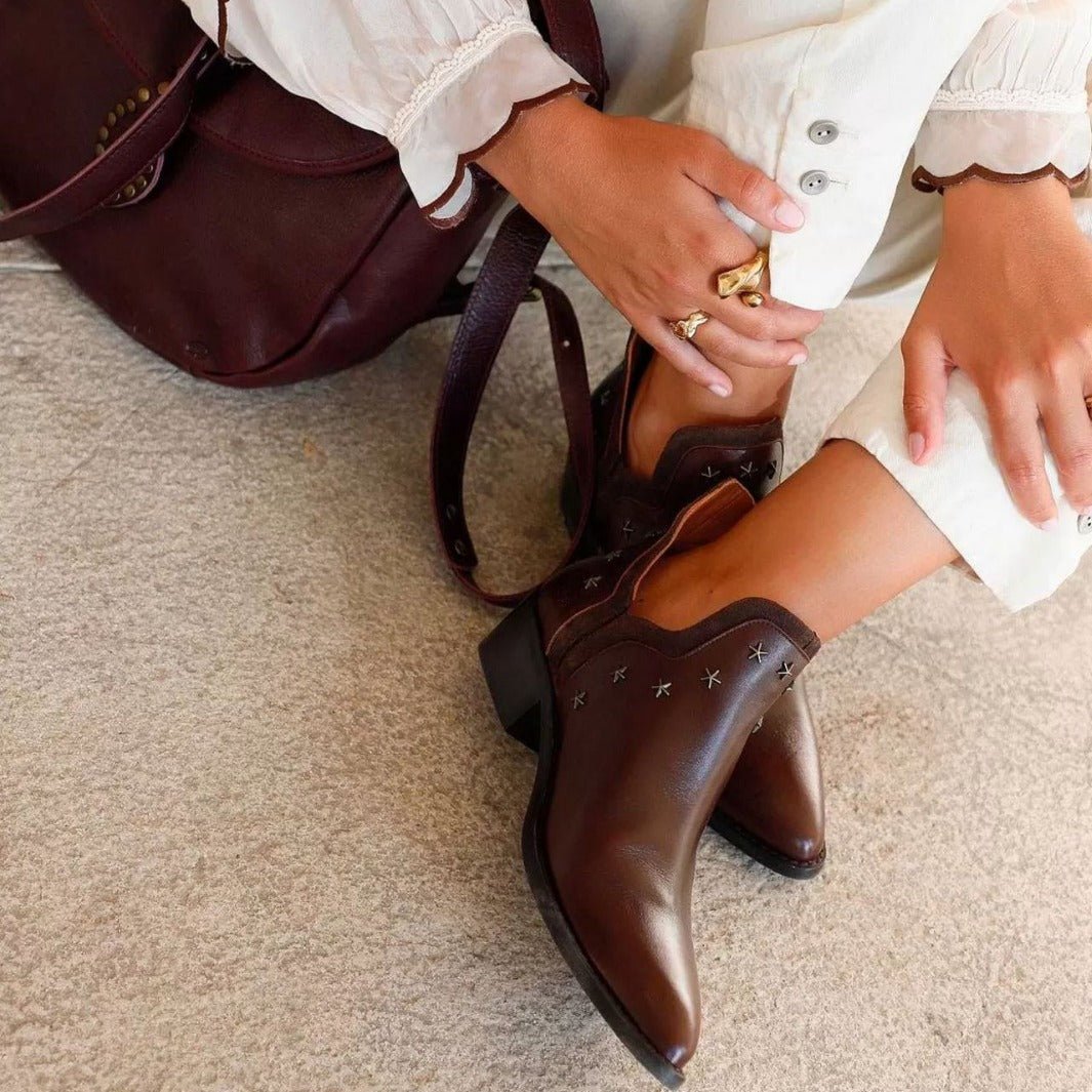 Evelyn | Western Boots With Studs