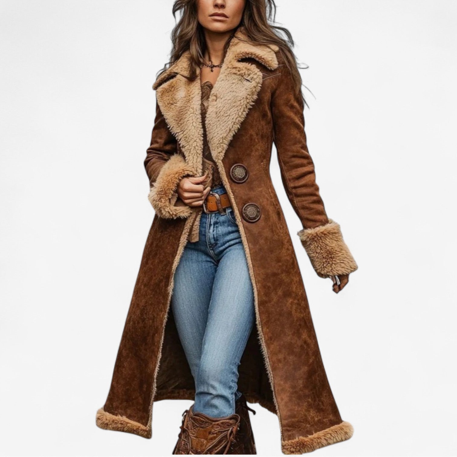Guylène™ Soft Luxe Faux Fur Coat