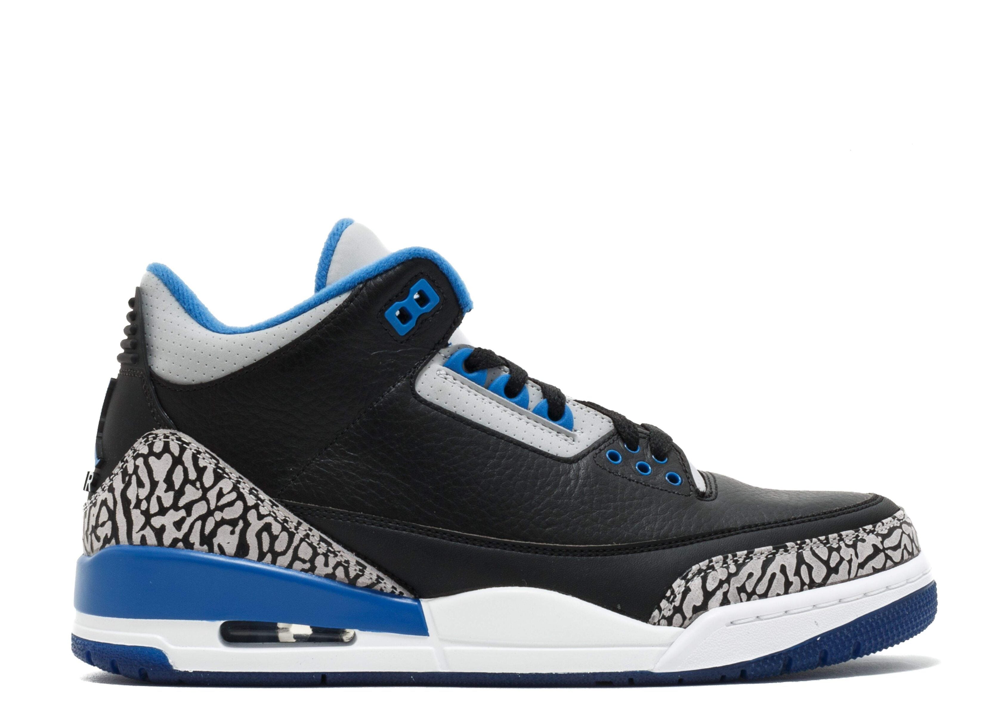 Air Jordan 3 Retro ¡®Sport Blue¡¯ Unfading Sneaker