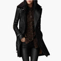 Clara | Leather Trench Coat