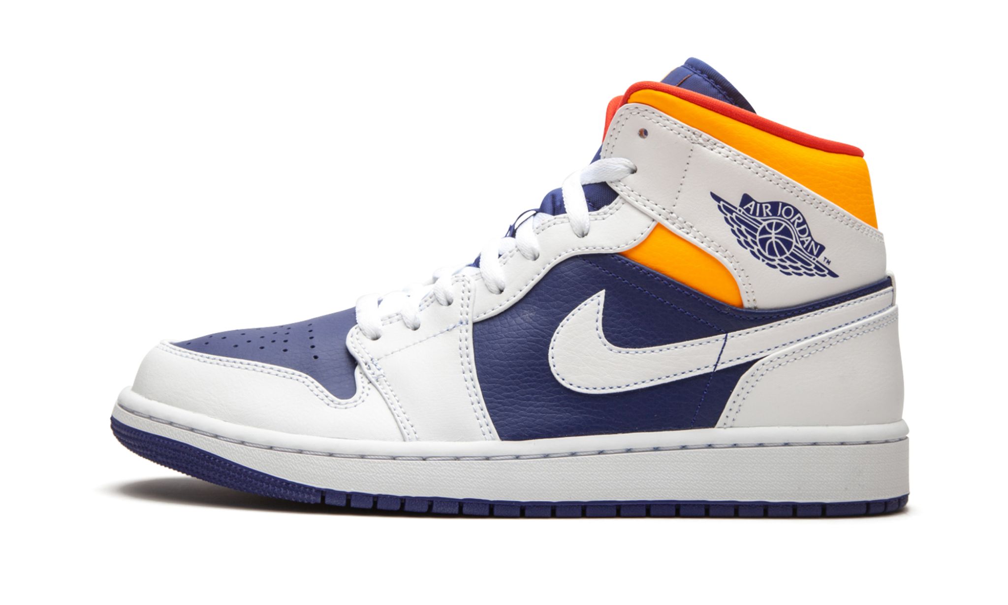 Air Jordan 1 Mid ¡°Royal Blue / Laser Orange¡±