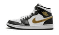 Air Jordan 1 Mid SE ¡°Black Gold Patent Leather¡±