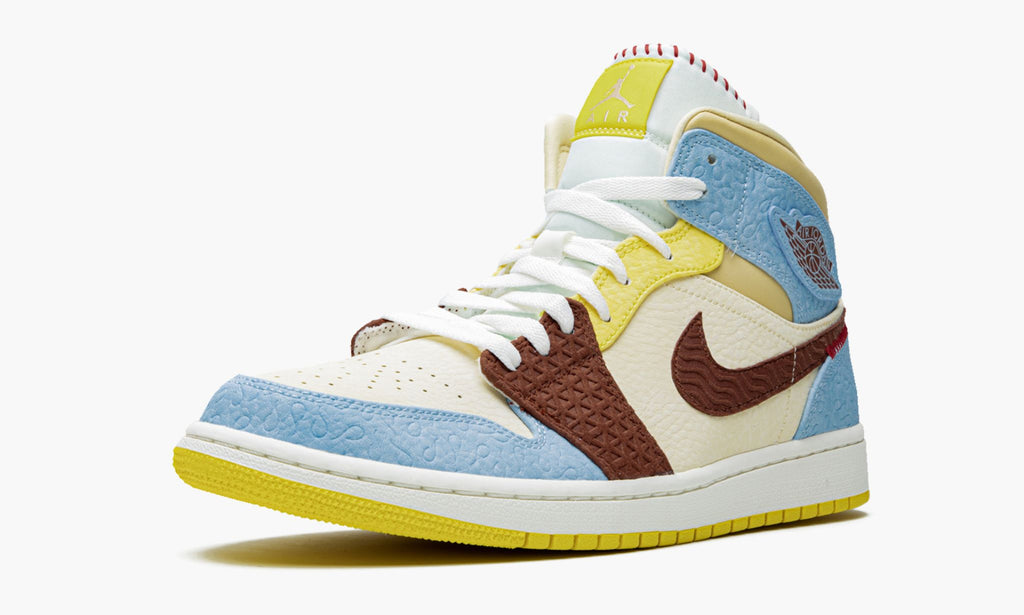 Air Jordan 1 Mid SE ¡°Maison Chateau Rouge Fearless¡±