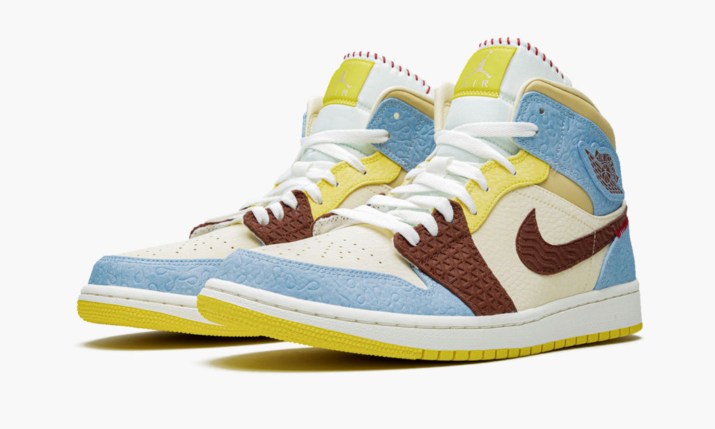 Air Jordan 1 Mid SE ¡°Maison Chateau Rouge Fearless¡±