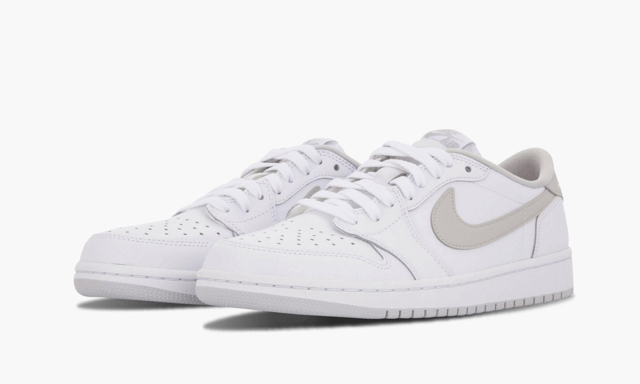 Air Jordan 1 Retro Low OG White / Neutral Grey ¨C 2015 Release