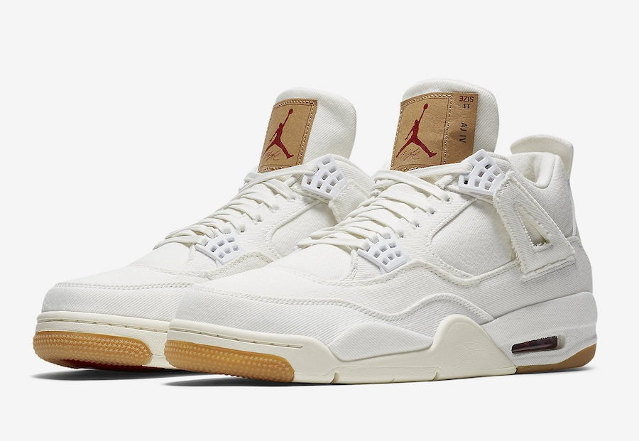 Air Jordan 4 Retro White Denim x Levi¡¯s