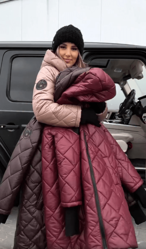 Katy | Elegant Quilted Down Jacket with Hood