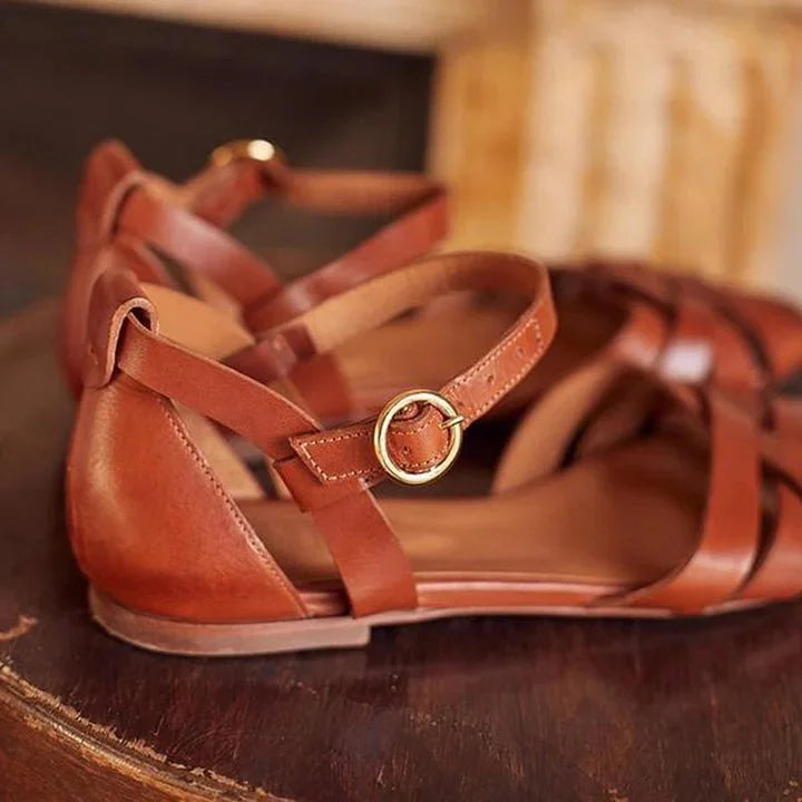 Alma | Strappy Flat Sandals