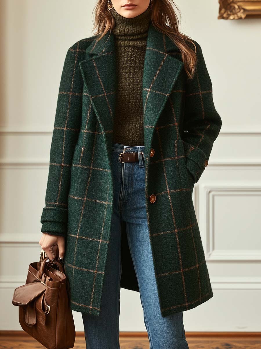 Fiona | Classic Check Coat