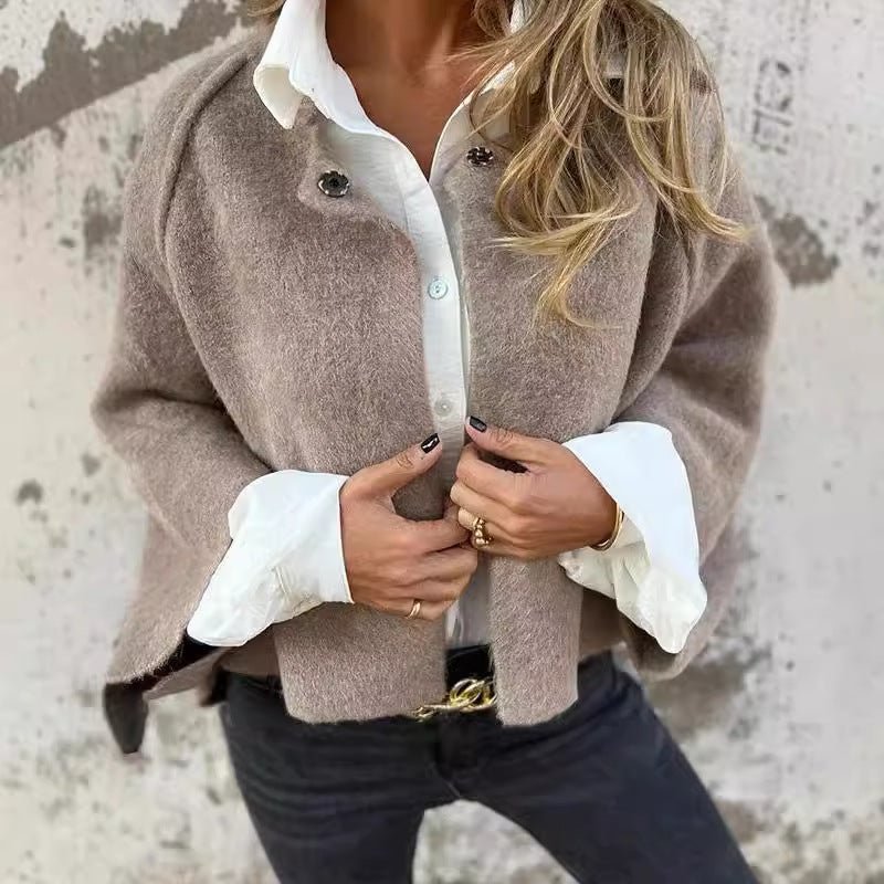 Elise™ | Short jacket with chic flared sleeves