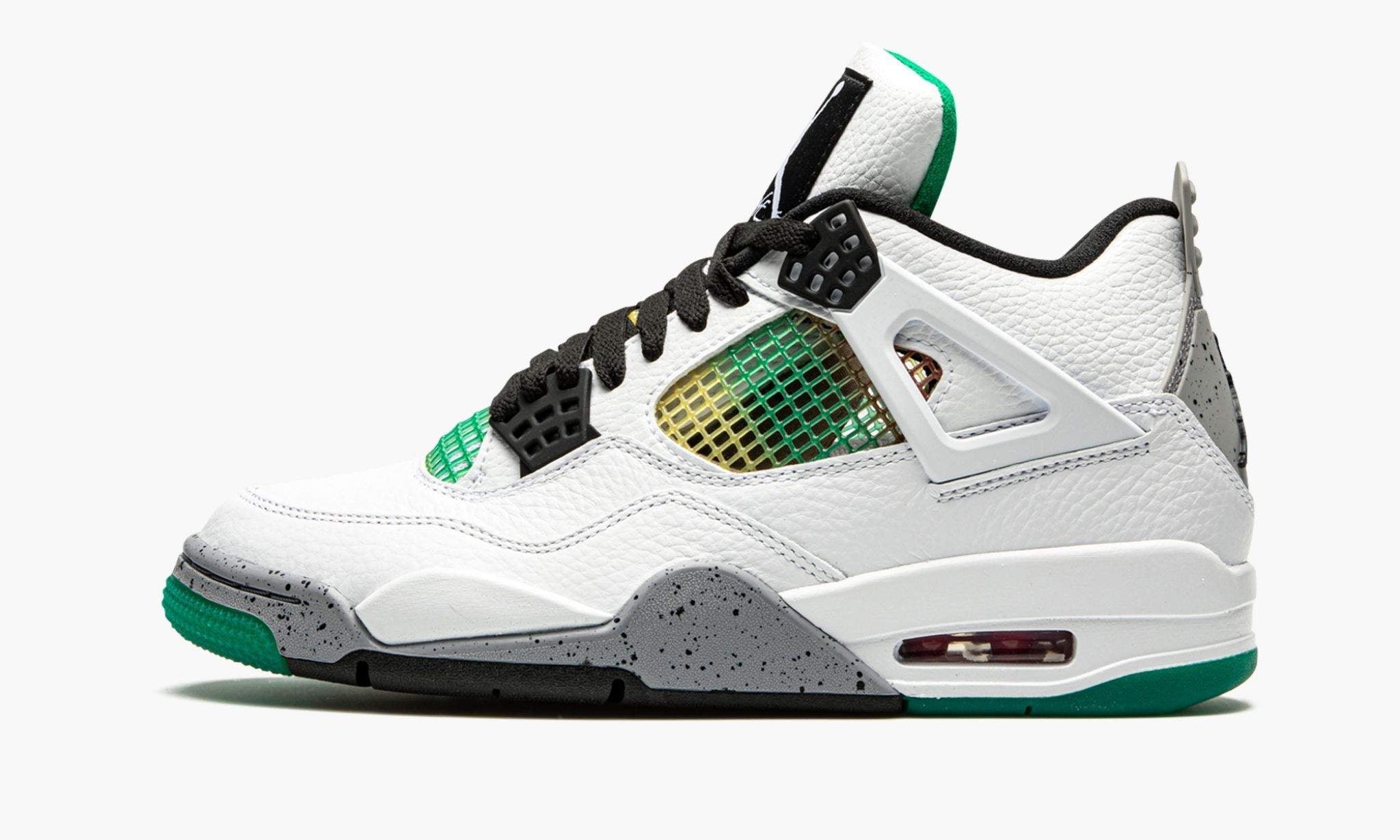 Air Jordan 4 Retro WMNS ¡®Rasta ¨C Lucid Green¡¯ Unfading Sneaker